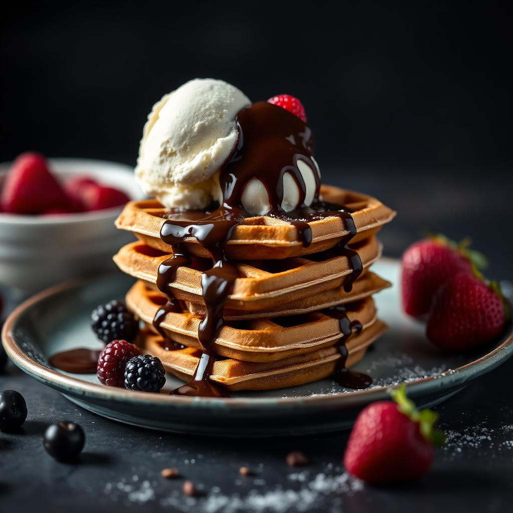 Nutella Burst Waffle